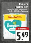 Feuchttücher Sensitive im Angebot bei E center in Erftstadt Feuchttücher Sensitive Angebote von Pampers bei E center Erftstadt