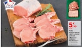 Porc assortiment 1 rôti longe sans os + 6 côtes de porc premières en promo chez U Express Porc assortiment 1 rôti longe sans os + 6 côtes de porc premières dans le catalogue U Express
