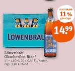 Löwenbräu Oktoberfest Bier Angebote bei tegut Petersberg für 14,99 €