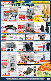 Catalogue Norma de la semaine "Votre Discounter Régional" avec 14 pages, valide du 21/01/2026 au 27/01/2026 pour Mulhouse et alentours Prospectus Norma de la semaine "Votre Discounter Régional" avec 14 pages, valide du 21/01/2026 au 27/01/2026 pour Mulhouse et alentours
