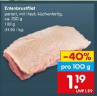 Entenbrustfilet im Netto Marken-Discount Prospekt Entenbrustfilet von im aktuellen Netto Marken-Discount Prospekt für 1,19 €