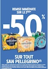 Promo -50% remise immédiate sur le 2ème sur tout SAN PELLEGRINO à  dans le catalogue Intermarché Super à Saintes