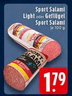EDEKA Bad Rothenfelde - Sport Salami Light Angebot im Prospekt Sport Salami Light bei EDEKA im Bad Rothenfelde Prospekt für 1,79 €