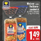 E center Stolberg - Weizen-Sandwich Angebot im Prospekt Weizen-Sandwich bei E center im Stolberg Prospekt für 1,49 €