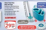 Clean Twist Disc Mop-Set Ergo im Angebot bei GLOBUS in Bochum Clean Twist Disc Mop-Set Ergo Angebote von Leifheit bei GLOBUS Bochum für 4,99 €