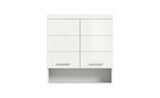 Hängeschrank SCHLOONSEE Breite 74cm 2 Türen 1 offenes Fächer MDF-Front in verschiedenen Farben erhältlich Badmöbel Badschrank Schrank Bad Schloonsee im aktuellen Höffner Prospekt für 115,00 €