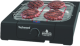 Barbecue de Table 1250W - Techwood - Maxi Bazar à Saint-Ouen-l'Aumône Barbecue de Table 1250W - Techwood en promo chez Maxi Bazar Saint-Ouen-l'Aumône à 17,49 €