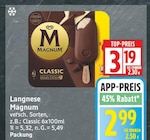 Magnum von Langnese für 2,99 € bei EDEKA im Angebot Magnum von Langnese im aktuellen EDEKA Prospekt