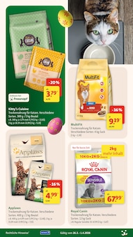 Katzenfutter im Fressnapf Prospekt "Tolle Oster-Angebote" mit 24 Seiten (Neuss)