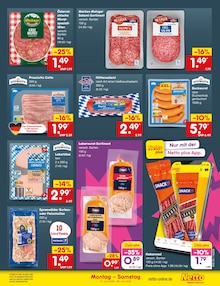 Wurst im Netto Marken-Discount Prospekt "Aktuelle Angebote" mit 68 Seiten (Hagen (Stadt der FernUniversität))