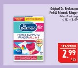 Farb & Schmutz Fänger All in 1 Angebote von Dr. Beckmann bei Marktkauf Bautzen für 2,99 €