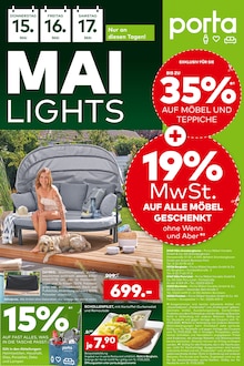 porta Möbel Prospekt MAILIGHTS mit 1 Seite