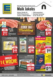 Aktueller EDEKA Supermarkt Prospekt in Ingelbach und Umgebung, "Aktuelle Angebote" mit 24 Seiten, 21.05.2024 - 25.05.2024