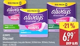 Discreet Small Plus von Always für 6,99 € bei ALDI Nord im Angebot Discreet Small Plus von Always im aktuellen ALDI Nord Prospekt
