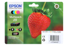 Pack de 4 cartouches fraise t29 - Bureau Vallée à Quimper Pack de 4 cartouches fraise t29 en promo chez Bureau Vallée Quimper à 32,99 €