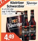 Schwarzbier im Getränke City Prospekt Schwarzbier von Köstritzer im aktuellen Getränke City Prospekt für 4,49 €