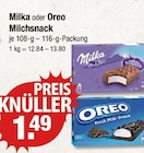 Milka oder Oreo Milchschnack von  im aktuellen V-Markt Prospekt für 1,49 €