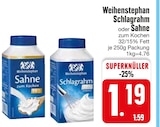 Aktuelles Schlagrahm oder Sahne zum Kochen Angebot bei EDEKA in München ab 1,19 €