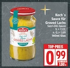 Sauce für Graved Lachs Angebote von Koch's bei EDEKA Falkensee für 0,99 €