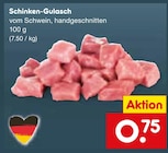 Schinken-Gulasch Angebote bei Netto Marken-Discount Mühlhausen für 0,75 €