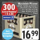 Pilsener Angebote von Warsteiner bei E center Pulheim für 16,99 €
