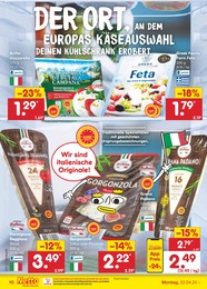 Hartkaese im Netto Marken-Discount Prospekt "Aktuelle Angebote" auf Seite 10