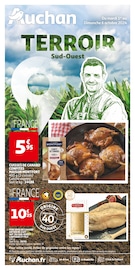 Prospectus Auchan Supermarché à Martillac, "TERROIR Sud-Ouest", 12 pages de promos valables du 01/10/2024 au 06/10/2024