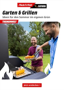 MediaMarkt Saturn Essen Prospekt "THEMENWELT Garten & Grillen" mit 1 Seite