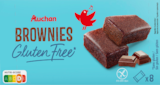 BROWNIES SANS GLUTEN AUCHAN - AUCHAN en promo chez Auchan Hypermarché BROWNIES SANS GLUTEN AUCHAN - AUCHAN dans le catalogue Auchan Hypermarché