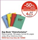 Zap Book - Clairefontaine en promo chez Monoprix Zap Book - Clairefontaine dans le catalogue Monoprix