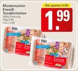 Eiweiß Toastbrötchen im Angebot bei WEZ in Bad Oeynhausen Eiweiß Toastbrötchen Angebote von Mestemacher bei WEZ Bad Oeynhausen für 1,99 €