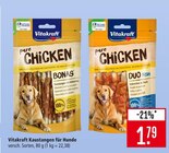 Kaustangen Bonas mit Hühnchen Angebote von Vitakraft bei Marktkauf Ravensburg für 1,79 €