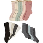 SUR TOUS LES LOTS DE 5 CHAUSSETTES FANTAISIE HOMME, FEMME ET ENFANT - TEX - Carrefour à Nancy SUR TOUS LES LOTS DE 5 CHAUSSETTES FANTAISIE HOMME, FEMME ET ENFANT - TEX en promo chez Carrefour Nancy