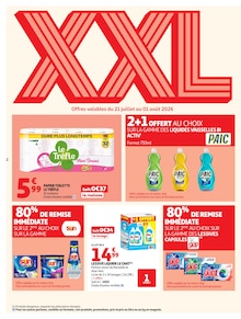 Catalogue Auchan Supermarché, 21/07/2026 - 27/07/2026, XXL, 16 pages Prospectus Auchan Supermarché en cours, "XXL", 16 pages