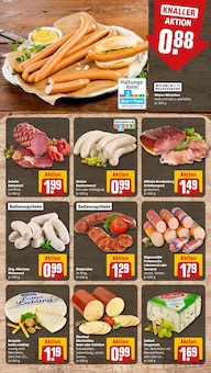Wurst im aktuellen REWE Prospekt (Krefeld) Wurst im REWE Prospekt "Dein Markt" mit 28 Seiten (Krefeld)