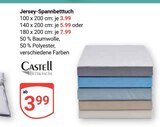 Aktuelles Jersey-Spannbetttuch Angebot bei GLOBUS in Salzgitter ab 3,99 €