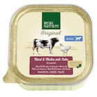 REAL NATURE Junior Bœuf et Poulet au Canard 17x100 g - REAL NATURE WILDERNESS en promo chez Maxi Zoo REAL NATURE Junior Bœuf et Poulet au Canard 17x100 g - REAL NATURE WILDERNESS dans le catalogue Maxi Zoo