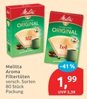 Aktuelles Aroma Filtertüten Angebot bei budni in Hamburg ab 1,99 €