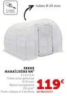 Serre Maraîchère 9m² en promo chez Hyper U Lambersart à 119,00 €