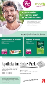 Aktueller mea - meine apotheke Prospekt "Unsere August-Angebote" für Plauen Aktueller mea - meine apotheke Prospekt für Plauen mit Seiten