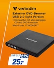 Externer DVD-Brenner USB 2.0 light Version Angebote von Verbatim bei expert Bamberg für 25,00 €