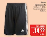 Herren Trainingsshorts Angebote von Adidas bei Marktkauf Erlangen für 14,99 €