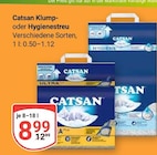 Klumpstreu Angebote von Catsan bei GLOBUS Erlangen für 8,99 €