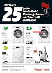 Staubsauger im MediaMarkt Saturn Prospekt in Oberursel Aktueller MediaMarkt Saturn Prospekt mit Staubsauger, "Wir feiern 25 Jahre MediaMarkt Homburg", Seite 1