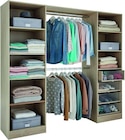 Kit dressing Qazar effet chêne L. 220 x H. 200 x P. 48 cm - Castorama à Villeurbanne Kit dressing Qazar effet chêne L. 220 x H. 200 x P. 48 cm en promo chez Castorama Villeurbanne à 149,00 €