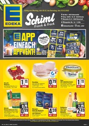 Supermarkt Prospekt von EDEKA Theisseil EDEKA Prospekt: "Wir lieben Lebensmittel!", 16 Seiten, 05.12.2022 - 10.12.2022