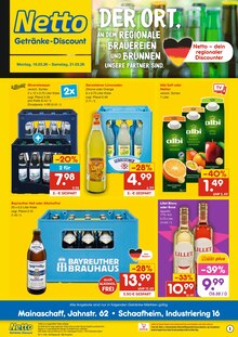 Netto Marken-Discount Prospekt DER ORT, AN DEM DU IMMER AUSGEZEICHNETE PREISE FINDEST. mit  Seiten in Kleinostheim und Umgebung