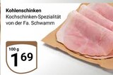 Kohlenschinken im Angebot bei GLOBUS in Trier Kohlenschinken Angebote von Fa. Schwamm bei GLOBUS Trier für 1,69 €