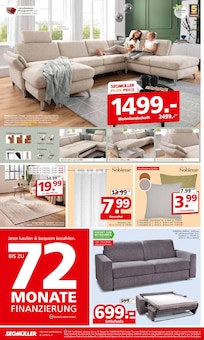 Sitzmöbel im Segmüller Prospekt "Service & Service geschenkt" mit 8 Seiten (Darmstadt)