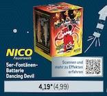 5er-Fontänen- Batterie Dancing Devil von nico feuerwerk im aktuellen Metro Prospekt